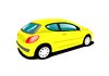 żółty samochód