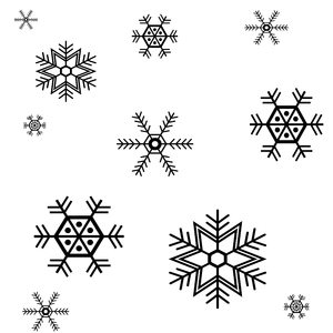 Snowflake wzór tła 3